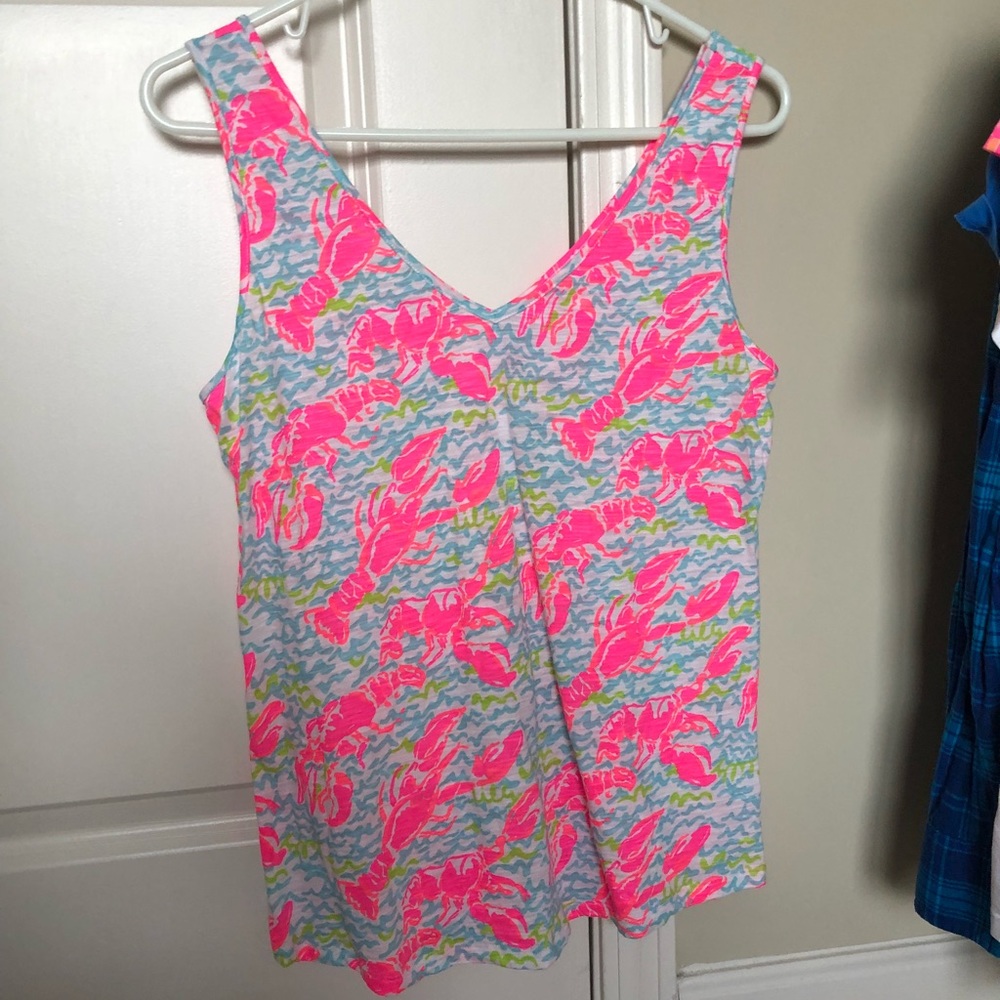 LILLY PULITZER Lobstah Roll Tank Top